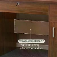 ราคา [จัดส่งทันที] โต๊ะทำงาน โต๊ะสำนักงาน โต๊ะคอมพิวเตอร์ มี 2 ขนาด 120/140 CM มีลิ้นชัก พร้อมกุญแจ (1733199326991123912)