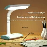 ราคา โคมไฟตั้งโต๊ะขนาดเล็กแบบชาร์จไฟได้ LED สำหรับนักเรียน หอพัก บ้าน สำนักงาน โต๊ะทำงาน เด็ก พับเก็บได้ โคมไฟอ่านหนังสือ (1733273277877290992)