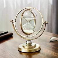 ราคา นาฬิกาทราย 1 ชิ้น ใช้งานได้ 30 นาที | นาฬิกาทรายหมุน 720 องศา สีขาววินเทจ นาฬิกาทรายวินเทจ นาฬิกาทรายแก้วแบบแยกส่วน นาฬิกาทรายโลหะ เหมาะสำหรับตกแต่งงานแต่งงาน บ้าน โต๊ะทำงาน ไม่ใช่ไฟฟ้า (1733418425648