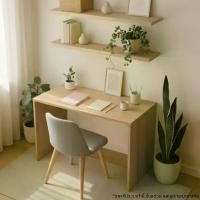 ราคา Koncept Furniture โต๊ะทำงาน รุ่น Putter ขนาด 100 ซม. สีไม้โทนอ่อน (100x60x75 ซม.) (1733239428868441338)