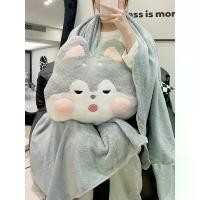 ราคา ผ้าห่มหมอนน่ารัก 2 ใน 1 สำหรับงีบหลับ โซฟา ผ้าห่มตุ๊กตาลายการ์ตูน หมอนผ้าห่มใช้งานได้สองแบบ ผ้าห่มสำหรับงีบในออฟฟิศ (1733318645104609188)