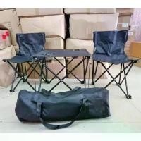 ราคา โต๊ะพับและเก้าอี้พับ สายแคมป์มาเป็น Set โต๊ะ 45*45*40cm เก้าอี้ 45*45*40cm สีดำ แข็งแรง รับน้ำหนักได้ 120 กก. พร้อมกระเป๋าเก็บ (1732709534372693810)