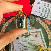 ราคา กรอบ อิตาลี เจ้าแรกเมืองสงขลา เหรียญ เลื่อน ทองคํา เครื่อง สาย ใต้ พระปิดตา หลวงปู่ โต๊ะ lucky charm baby 2025 Thai Buddha Amulet Longpo Zen Nan Temple with Card Four-Fac (1733209840780215973)