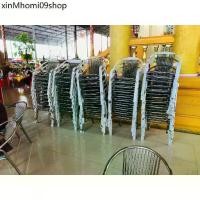 ราคา ♢เก้าอี้ สแตนเลส แบบมีพนักพิง พิงหลัง กลางแจ้ง เก้าอี้รับประทานอาหาร♥ (1733102420512638535)