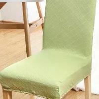 ราคา ปลอกเก้าอี้หรูหราเบา ปลอกเก้าอี้แบบครึ่งแจ็คการ์ด ใช้ได้กับเก้าอี้รับประทานอาหาร งานเลี้ยง สำนักงาน ปลอกเก้าอี้ไม่มีแขน ผ้า คลุม เก้าอี้ ยืด เรียบง่าย-เทาเข้ม ผ้าคลุมโซฟา (1733266413703825063)