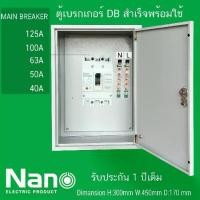 ราคา ตู้ DB ตู้เบรคเกอร์ MAIN MCCB NANO 3P 125A 100A 80A 60A 50A SS พร้อมบาร์ทองแดง นิวตรอน ตู้ไฟชั่วคราว รับประกัน1ปีเต็ม (1732918302345233507)