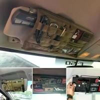 ราคา กระเป๋าเก็บของที่บังแดดรถยนต์ 1 ชิ้น, กระเป๋าเก็บของแผงที่บังแดดขนาดใหญ่, เหมาะสำหรับรถกระบะ/รถบรรทุก, ชั้นเก็บของสำหรับยานพาหนะขนาดใหญ่, กระเป๋าเก็บของสองด้าน, กล่อง, ตู้, ชั้นเก็บของสำหรับกลางแจ้ง (