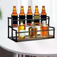 ราคา ที่วางแก้วกาแฟ ชั้นวางของ ชั้นวางไวน์ ที่เก็บเครื่องปรุง เหมาะสำหรับโต๊ะสถานีกาแฟ ตู้ ตู้กับข้าว (1732862469239506074)