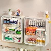 ราคา กล่องยา, ติดผนังในครัวเรือน, ไม่ต้องเจาะ, ตู้ยา, วัสดุพลาสติก, ชั้นเก็บของหลายชั้น, กล่องเก็บยา, เหมาะสำหรับเก็บยา ตู้ ประจําบ้าน มินิมอล (1732622061268862143)