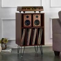 ราคา ชั้นวางของ ตู้เก็บแผ่นเสียง ชั้นวางหนังสือ ตู้โชว์เครื่องเสียง ขาตั้งจอแสดงผล CD (1732859646246159909)