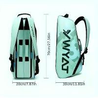 ราคา กระเป๋าเป้เทนนิส Yuball ความจุขนาดใหญ่ 6 ชิ้น พร้อมช่องใส่รองเท้าฝรั่งเศสและขนนก ใช้คู่ Unisex ล็ก ชั้นวางของ ชั้น ขวด ปลากัด หายาก ถุง ใส่ ข้าวสาร โหล จุ่ม ของ จิ๋ว น้ํา กรด หยอ (1732960484464297775)