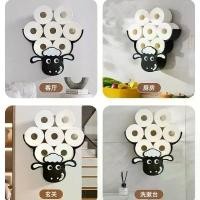 ราคา กล่องกระดาษชำระสร้างสรรค์ ลายการ์ตูน ติดผนัง ที่วางกระดาษชำระแบบม้วนเล็ก ชั้นวางของ (1733435214729610271)