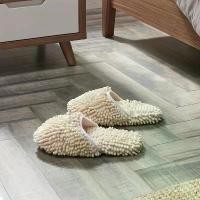 ราคา รองเท้าแตะถูพื้น 1 คู่ รองเท้าแตะถูพื้นสำหรับใช้ในบ้าน ผ้าม็อบทำจากผ้าเชนิลล์ รองเท้าแตะถูพื้นดูดซับน้ำกันลื่น ทำความสะอาดพื้น รองเท้าแตะม็อบอเนกประสงค์ อุปกรณ์ทำความสะอาด เครื่อ (1733304584546190452)