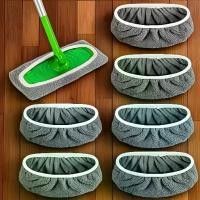 ราคา ผ้าถูพื้นแบบใช้ซ้ำได้ ชุด 4 ชิ้น คุณภาพสูง ซักได้ ทนทาน สามารถใช้ทั้งแบบแห้งและเปียก ดูดซับสูง อุปกรณ์ทำความสะอาด กะลา มะพร้าว ขัดพื้น cuban mop พื้น ขัด (1732926935783147058)
