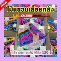 ราคา ยกลัง ไม้แขวนเสื้อ ไม้แขวนเสื้อพลาสติก ยกลัง ลังละ 24 แพค สุดคุ้ม (1729742469161061201)