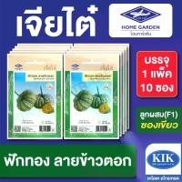 ราคา เมล็ดพันธุ์ ผักซอง ฟักทองลายข้าวตอกF1 CT25 ตราเจียไต๋ บรรจุแพ็คละ 10 ซอง ราคา 190 บาท (1733318656361269202)