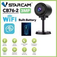 ราคา 【VSTARCAM】CB76-2 FULL HD 1080P 3.0MegaPixel H.264+ WiFi กล้องวงจรปิด มีแบตเตอรี่ในตัว สินค้าแนะนำ (1733045465514608620)
