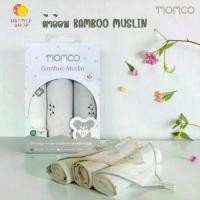 ราคา MOMCO | ผ้าอ้อม BAMBOO MUSLIN | ผ้าอ้อมใยไผ่ เอนกประสงค์ (3 ผืน คละลาย) (1733316384507200946)