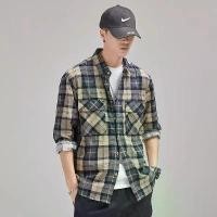 ราคา เสื้อเชิ้ตผู้ชาย สไตล์ญี่ปุ่น เท่ ลายสก๊อต เสื้อเชิ้ตแขนยาว แจ็กเก็ตพิมพ์ลายบุคลิกภาพ เสื้อ ลาย จุด ผู้ ชาย เสื้อ ไหมแพรวา ผู้ ชาย aiiz เสื้อ ผู้ ชาย เสื้อ ดํา ทํา งาน (1732398416447177928)