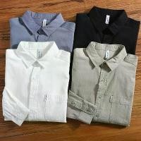 ราคา เสื้อเชิ้ตผ้าฝ้ายเนื้อหนาแขนยาวผู้ชาย สไตล์ญี่ปุ่น ทรงหลวม ลำลอง ผ้าอ็อกซ์ฟอร์ด เสื้อเชิ้ตผู้ชาย เสื้อคลุมคาร์ดิแกนผู้ชาย (1733093513982478269)