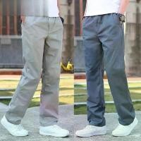 ราคา กางเกงทำงาน ผ้าฝ้าย ตัดตรงหลวม สีคาคี เหมาะสำหรับใส่ทำงานและใส่สบาย กางเกงผู้ชาย (1733071351960274200)