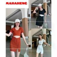ราคา [COD] Mahahengมินิเดรสผู้หญิง เดรสกระโปรง #เดรสโชว์เอว ผ่าข้าง# กระโปรงผ่าข้าง ผ้านิ่มสีสวย ยืดตามตัว เดรสราคาถูก แฟชั่นผู้หญิง แฟชั่นเกาหลี (1733129883997144172)