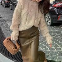 ราคา คอกลม เสื้อกันหนาวถักหนาลายดอกไม้ขนาดใหญ่ สไตล์เกาหลีใหม่ ฤดูใบไม้ร่วงฤดูหนาว เสื้อกันหนาวสีพื้น แฟชั่นผู้หญิง (1733465459689686644)