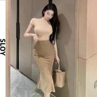 ราคา 【COD】ชุดเดรสสวยหรู ชิ้น ✨เสื้อแขนสั้นกระโปรงยาวปลายบาน สไตล์ฝรั่งเศส กระชับสัดส่วน ️ลด50%สุดคุ้ม! #ชุดทำงานสวย #ชุดออกงานหรู #แฟชั่นสาวไทย #เสื้อผ้าราคาถูก #กระโปรงยาวสวย #แฟ (1731953745789486678)