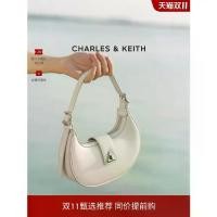 ราคา กระเป๋าผู้หญิง ฤดูใบไม้ร่วง ฤดูหนาว CHARLES&KEITH CK2-50271205 กระเป๋าสะพายไหล่เรียบง่าย กระเป๋าใต้วงแขน กระเป๋าพระจันทร์เสี้ยว (1732878579342018421)