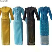 ราคา ขายดีประจำเดือนนี้ MISSURI ชุดไทยจิตรลดา [ ตัดพรีเมียม ] [ ส่งฟรี ] สีฟ้า ทอง ดำ ครีม ม่วง งานไหมสี่เส้น อัดกาวทั้งชุด ช่างมือรางวัล 20 ปี (1732979746824685308)