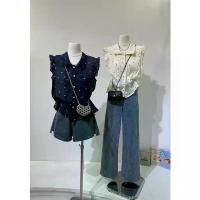 ราคา MATINEE รุ่น M1936 เสื้อแขนกุดระบายพิมพ์ลายหัวใจสุดคิ้วท์ คําแนะนําผลิตภัณฑ์ใหม่ของเดือนนี้ สี ครีม ครอป แขนตุ๊กตา (1733442794954655205)