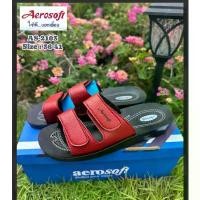 ราคา รองเท้าแตะ Aerosoft รองเท้าผู้หญิง สี แดง ดำ ครีม Size 36-41 รุ่น AS 2103 (P5) (1732761271848241058)