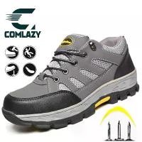 ราคา พร้อมส่งรองเท้าเซฟตี้ พื้นเหล็กแผ่น ปกป้องเท้าจากวัตถุตก รองเท้า safety รองเท้าชาย หัวเหล็ก น้ำหนักเบาสวมใส่สบาย คําแนะนําการขายที่ร้อนแรงในเดือนนี้ ผ้าใบ วินเทจ (1733073969270261164)