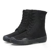 ราคา รองเท้าฝึกอบรมสีดำ หุ้มข้อสูง รองเท้าปลดปล่อย ผู้ชาย รองเท้านิรภัยทนทาน ผู้หญิง รองเท้ายาง ระบายอากาศ ผ้าใบ รองเท้าฝึกอบรมความปลอดภัย (1733382169233688344)