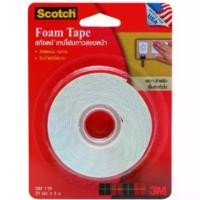ราคา เทปโฟม โฟมเทป กาว 2 หน้า 3M SCOTCH เบอร์ 110 กว้าง 21 มม. ยาว 3เมตร (1732376048721495620)