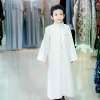 ราคา [จัดส่งทันที] โต๊ปมุสลิมเด็ก โต๊ปเด็กชายแขนยาวสีขาว งานปัก ไม่พร้อมหมวก by16 รุสมีนีมุสลิม (1732897942517221015)