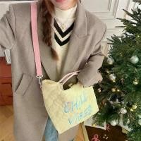 ราคา ง่ายๆ จุได้มาก กระเป๋าขนเป็ดมีหูรูด งานปัก เหมาะกับการแต่งตัวทุกสไตล์ กระเป๋าผ้าไนลอนบุนวม น้ำหนักเบามาก สไตล์เกาหลีแบบ กระเป๋าสะพายไหล่ผ้าขนเป็ด สำหรับผู้หญิง (1733391132350580350)