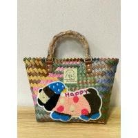 ราคา กระเป๋าสาน มือ 1 งานปัก3D ถือเก๋ๆ คลังสินค้า (1732933743497545349)