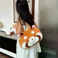 ราคา น่ารักมากๆ จุได้มาก กระเป๋าตุ๊กตาหมีแพนด้าแดง น่ารักน่ารักๆ งานปัก กระเป๋าสะพายไหล่รูปสัตว์ ตุ๊กตายัดไส้ คาวาอิ กระเป๋าถือแพนด้าแดง โรงเรียนในโรงเรียน (1733353865332491309)