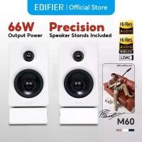 ราคา Edifier M60 ลำโพงเดสก์ท็อปขนาดกะทัดรัด 2.0 66W (RMS), Bluetooth V5.3, USB-C, AUX, Hi-Res Audio,LDAC (1733481192728921245)