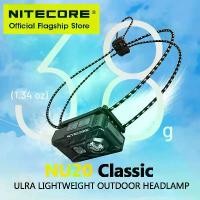 ราคา ไฟฉายคาดศีรษะ NITECORE รุ่น NU20 Classic ชาร์จผ่าน USB Type-C น้ำหนักเพียง 38 กรัม ไฟฉายคาดศีรษะน้ำหนักเบาพิเศษ สำหรับแบ็คแพ็กเกอร์ แคมป์ปิ้งกลางแจ้ง วิ่งเทรล (1733189247845500477)
