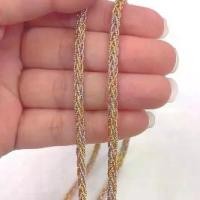 ราคา สร้อยคอเงินแท้ 92.5% Italy ชุบ 3 กษัตริย์ ลายกระดูกงูกลมถักเปีย 8 สาย (1731703758557840394)