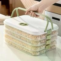 ราคา ภาชนะเก็บอาหาร แบบคลุม 4 ชั้น ปิดผนึก สำหรับเก็บเกี๊ยว วางซ้อนกันได้ เหมาะสำหรับเกี๊ยว สเต็ก ปลา ที่เก็บของในตู้เย็น (1733056299719034274)