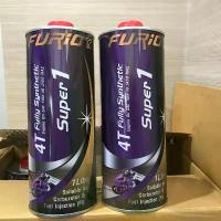 ราคา ขนาด 1 ลิตร 2 กระป๋อง น้ำมันเครื่อง มอเตอร์ไซส์ furio สังเคราะห์ 100% furio super1 4T 10w-40 (1732999440483255668)