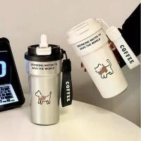 ราคา ถ้วยกาแฟฟางหุ้มฉนวน ขวดน้ำสแตนเลส พร้อมฟาง สำหรับดื่มโดยตรงขวด เหล้า ขนาด ใหญ่ ขวดแก้วน้ําใส่ตู้เย็น ขวดแก้วน้ําใส่ตู้เย็น กระป๋อง เก็บ ความ เย็น กระป๋อง เก็บ ความ เย็น (1731423259296236934)