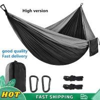 ราคา 【COD】270x140cm เปลญวนผู้ใหญ่ เปล เปลสนาม พร้อมเชือก เปลผ้าร่ม เปลญวน ตั้งแคมป์ camping hammock camp ที่ นอน บน รถ บรรทุก 360 แผ่นรอง นอน naturehike เสา แขวน ตะเกียง โดม (1732867863724917798)