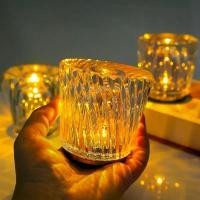 ราคา โคมไฟตั้งโต๊ะแบบชาร์จไฟได้, คริสตัล, แสงบรรยากาศบาร์ชิงบา, ตกแต่งโต๊ะอาหารคิวทีวี, ไฟกลางคืน, เหมาะสำหรับบรรยากาศ กระทง เรือ เยื่อ ไม้ กระทงใบตอง เทียม พลุ จุด ปี ใหม่ สวย 100 นั (1732762219475863141)