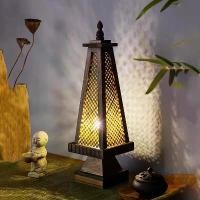 ราคา [COD] โคมไฟพีระมิด โคมไฟหัวเตียง โคมไฟตั้งโต๊ะ มีหลายสีหลายสไตล์ ประดับบ้านเรือน รีสอร์ท ร้านสปา โรงแรม (1733218126913045753)