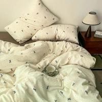 ราคา ชุดผ้าฝ้ายถักแอโรบิค, ขายส่ง, ชุดสี่ชิ้น, สิ่งทอที่บ้านมุนซี่, ผ้าปูที่นอน, ชุดเครื่องนอน, ปลอกผ้านวม หมอน (1732912996987864473)