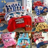 ราคา ชุดเครื่องนอน Mickey 3in1 ผ้าปูที่นอน ลายการ์ตูน ปลอกผ้านวม ปลอกหมอน เหมาะสำหรับห้องนอน ซักได้ ชุดบ้าน (1733303587508815341)